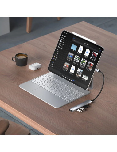Satechi St-P6Sk Huby I Koncentratory Usb Type-C 10000 Mbit/S Czarny