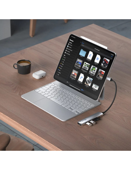 Satechi St-P6Sk Huby I Koncentratory Usb Type-C 10000 Mbit/S Czarny