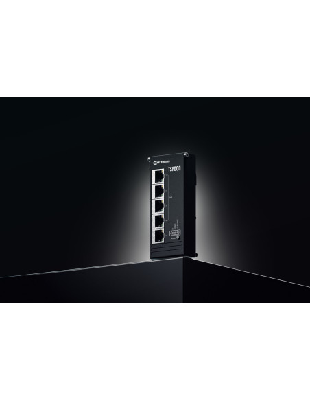 Teltonika Tsf000 Nie Zarządzany Fast Ethernet (10/100) Obsługa Poe Desktop Czarny
