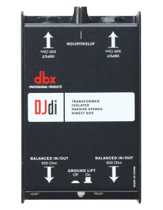 Dbx Dbxdjdi Pudło Bezpośrednie Pasywne Pole Bezpośrednie Czarny