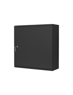 Lanberg Szafa Instalacyjna Rack Wisząca 19" 6U+3U 540X200 Niskoprofilowa Czarna (Złożona)