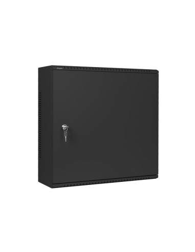 Lanberg Szafa Instalacyjna Rack Wisząca 19" 6U+3U 540X200 Niskoprofilowa Czarna (Złożona)