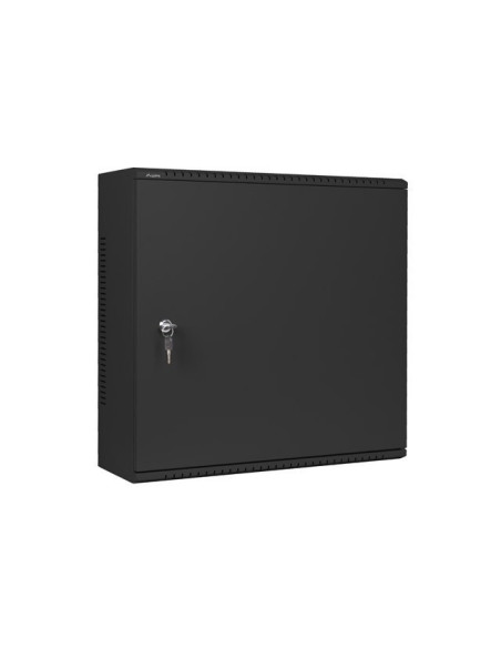 Lanberg Szafa Instalacyjna Rack Wisząca 19" 6U+3U 540X200 Niskoprofilowa Czarna (Złożona)