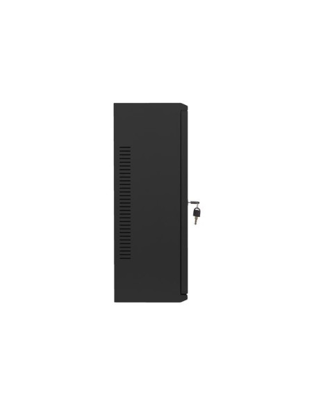 Lanberg Szafa Instalacyjna Rack Wisząca 19" 6U+3U 540X200 Niskoprofilowa Czarna (Złożona)
