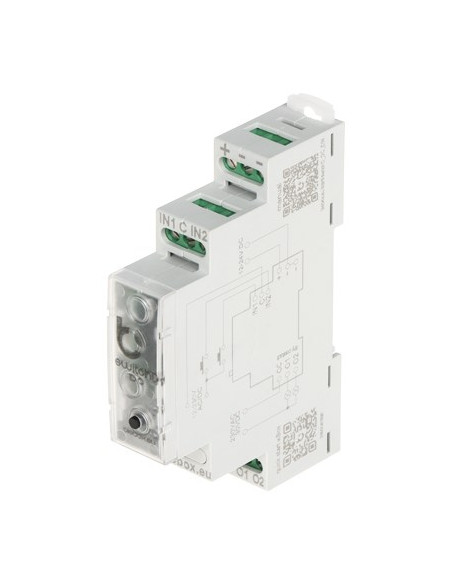 Blebox Switchbox-D-Dc-Din - Podwójny, Bezpotencjałowy Inteligentny Przełącznik Wi-Fi, 230V Ac, 30V Dc