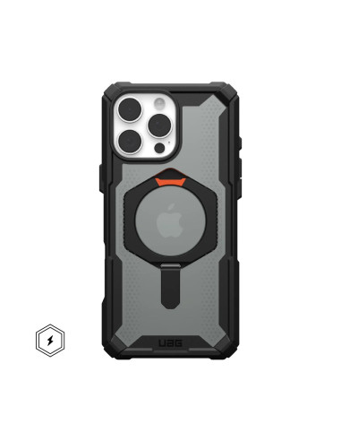 Uag Plasma Xte Magsafe - Obudowa Ochronna Z Podstawką Do Iphone 16 Pro Max Kompatybilna Z Magsafe (Black/Orange)