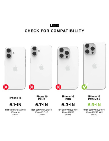 Uag Plasma Xte Magsafe - Obudowa Ochronna Z Podstawką Do Iphone 16 Pro Max Kompatybilna Z Magsafe (Black/Orange)