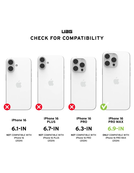 Uag Plasma Xte Magsafe - Obudowa Ochronna Z Podstawką Do Iphone 16 Pro Max Kompatybilna Z Magsafe (Black/Orange)