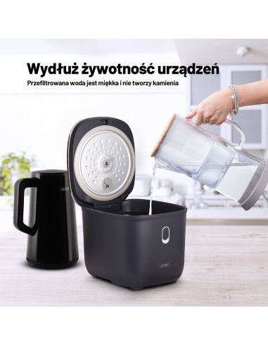 Dzbanek Filtrujący Lauben Glass Water Filter Jug 32Gw