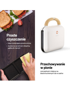 Opiekacz Do Kanapek Lauben Sandwich Maker 3In1 900W 2