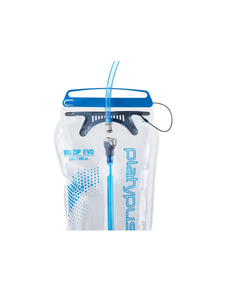 Platypus Big Zip Codzienne Użytkowanie 3000 Ml Polietylen, Silikon Niebieski, Przezroczysty