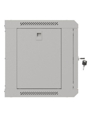 Lanberg Szafa Instalacyjna Rack Wisząca 19" 6U 540X350 Szara Drzwi Przeszklone (Flat Pack)