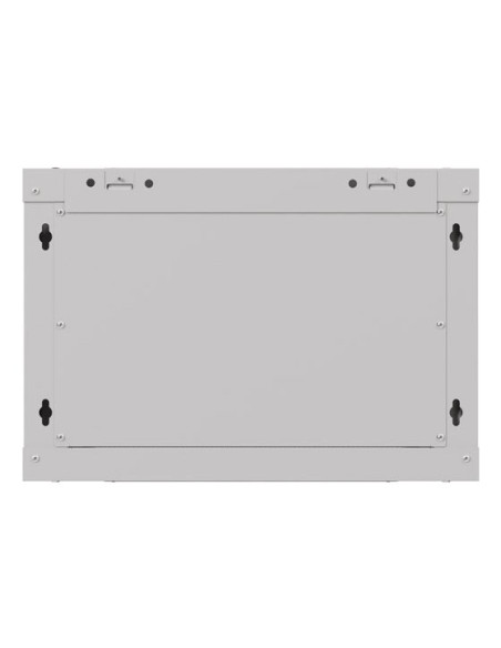 Lanberg Szafa Instalacyjna Rack Wisząca 19" 6U 540X350 Szara Drzwi Przeszklone (Flat Pack)
