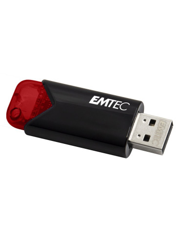 Emtec Click Easy Pamięć Usb 256 Gb Usb Typu-A 3.2 Gen 1 (3.1 Gen 1) Czarny, Czerwony