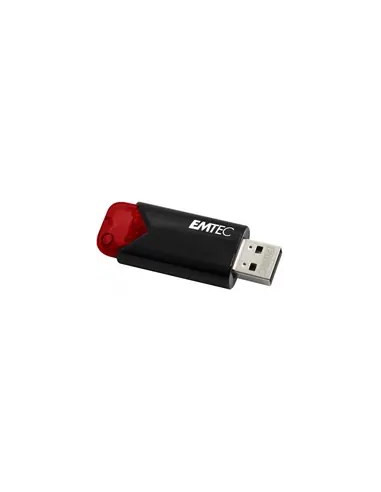 Emtec Click Easy Pamięć Usb 256 Gb Usb Typu-A 3.2 Gen 1 (3.1 Gen 1) Czarny, Czerwony