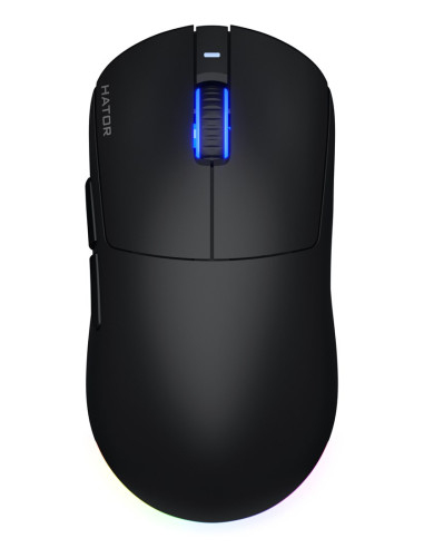 Hator Quasar 3 Wireless Myszka Gaming Oburęczny Rf Wireless + Bluetooth + Usb Type-A Optyczny 12000 Dpi