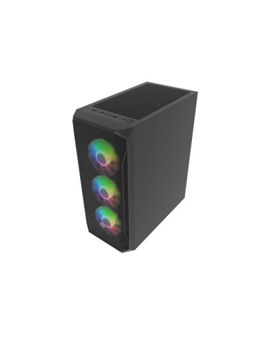 Fury Obudowa Komputerowa Fury Shobo Sh4F Rgb Midi Z Oknem Czarna