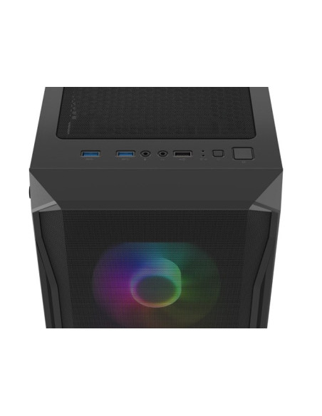 Fury Obudowa Komputerowa Fury Shobo Sh4F Rgb Midi Z Oknem Czarna
