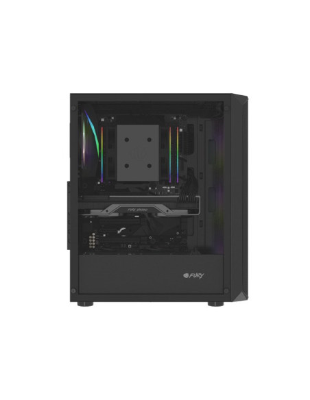 Fury Obudowa Komputerowa Fury Shobo Sh4F Rgb Midi Z Oknem Czarna