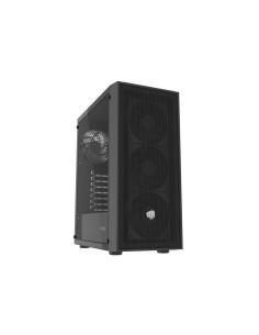 Fury Obudowa Shobo Sh8F Midi Tower Z Oknem Czarna