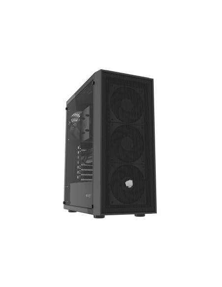 Fury Obudowa Shobo Sh8F Midi Tower Z Oknem Czarna
