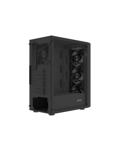 Fury Obudowa Shobo Sh8F Midi Tower Z Oknem Czarna