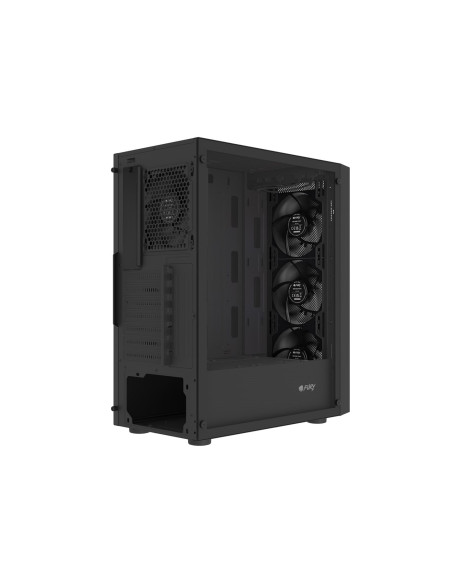 Fury Obudowa Shobo Sh8F Midi Tower Z Oknem Czarna