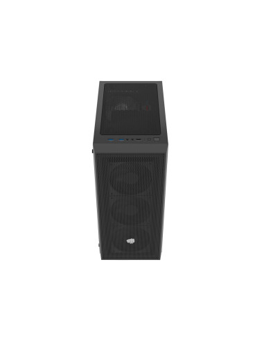 Fury Obudowa Shobo Sh8F Midi Tower Z Oknem Czarna