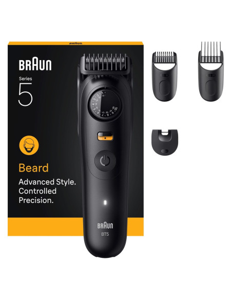 Braun Beardtrimmer 9 Bt5520 Trymer Do Brody Bateria 40 2 Cm Mokry & Suchy Czarny