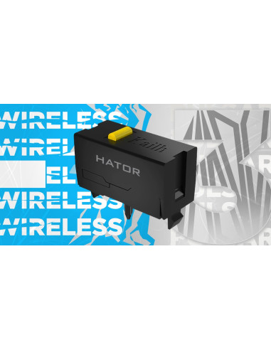 Hator Pulsar 3 Wireless Myszka Gaming Oburęczny Rf Wireless + Bluetooth + Usb Type-C Optyczny 12000 Dpi