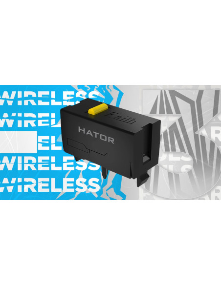 Hator Pulsar 3 Wireless Myszka Gaming Oburęczny Rf Wireless + Bluetooth + Usb Type-C Optyczny 12000 Dpi