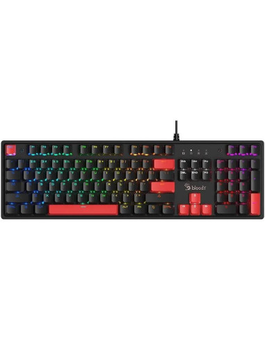 Klawiatura Przewodowa A4Tech Bloody S520N Fire Black Mechaniczna