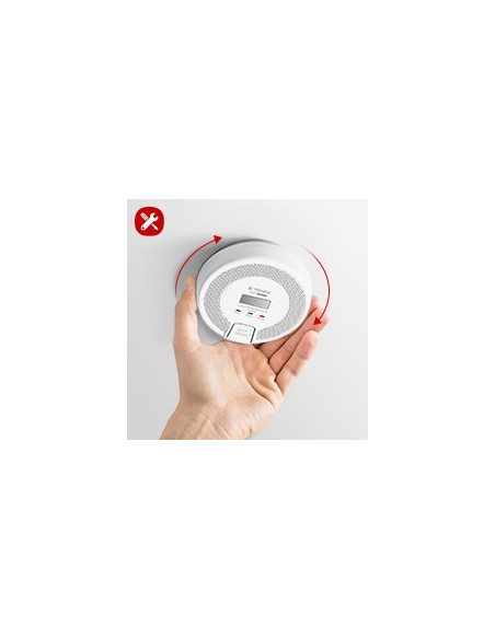 X-Sense Co03D-W Detektor Dymu Detektor Tlenku Węgla Interconnectable Bezprzewodowy
