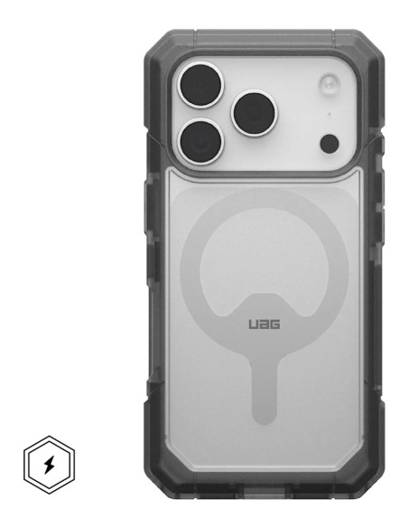 Urban Armor Gear 114521114G31 Pokrowiec Na Telefon Komórkowy 16 Cm (6.3") Popiół, Przezroczysty