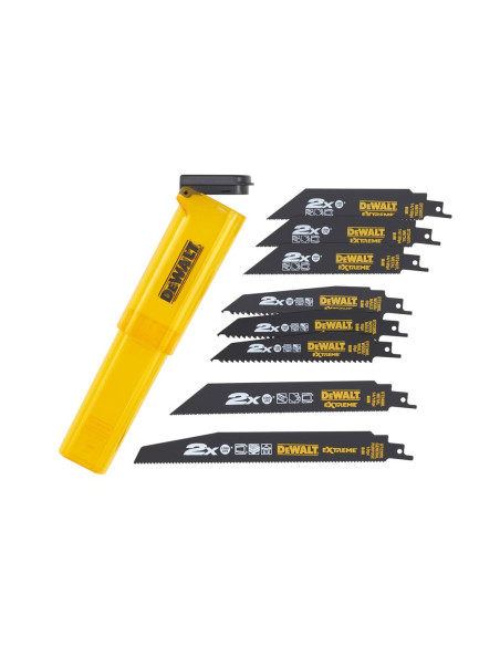 Dewalt Dt2443L-Qz Wyrzynarka, Piła Wyrzynarkowa Oraz Ostrze Do Piły Tarczowej Brzeszczot Do Piły Poprzecznej 2 Szt.