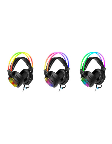 Defender Słuchawki Nauszne Z Mikrofonem Cosmo Pro 7.1 Podświetlenie Rgb 64536