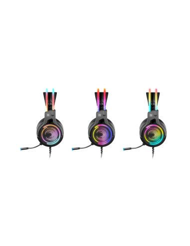 Defender Słuchawki Nauszne Z Mikrofonem Cosmo Pro 7.1 Podświetlenie Rgb 64536