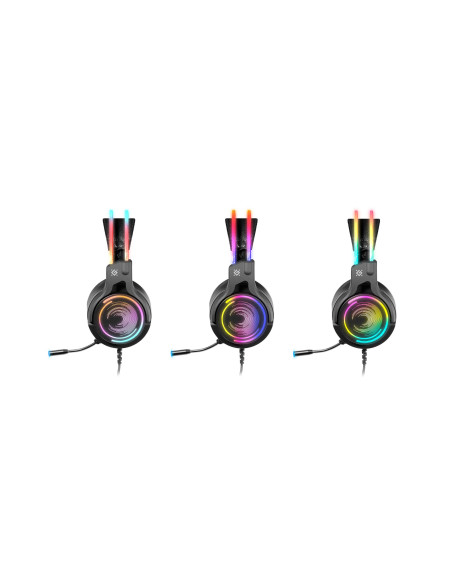 Defender Słuchawki Nauszne Z Mikrofonem Cosmo Pro 7.1 Podświetlenie Rgb 64536