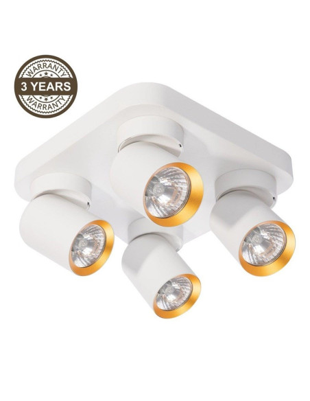 Ceiling Light Tunis 4Xgu10 Ml9940 W/Gold