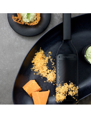 Microplane 43004 Ręczna Tarka / Spiralizer Tarka Płaska Czarny