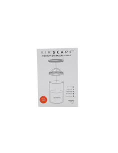 Airscape? Edelstahl-Aromabeh?Lter Mittel, Signalrot Matt