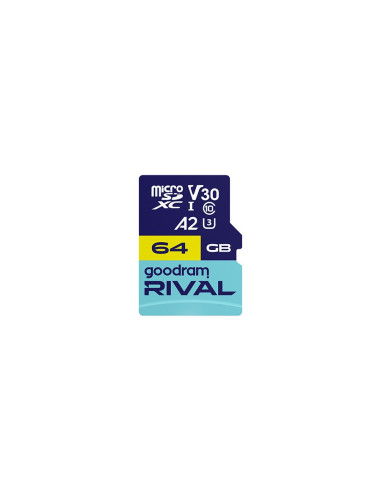 Goodram Microsdxc 64Gb V30 A2 Uhs I U3 Rival + Adapter