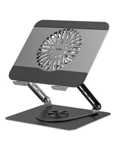 Unitek Ot1098Agy01 Stojak Na Laptop Podstawka Pod Notebooka I Tablet Srebrny 43,9 Cm (17.3")