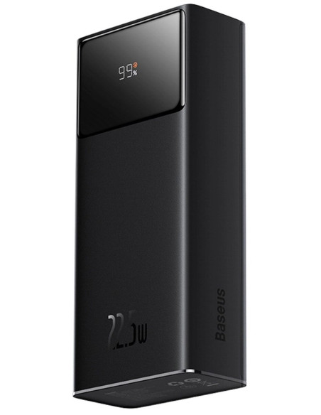 Powerbank Baseus Enerfill Fp41 30000Mah 22.5W Z Kablem Baseus Simple Usb-A - Usb-C 3A 30Cm - Czarny