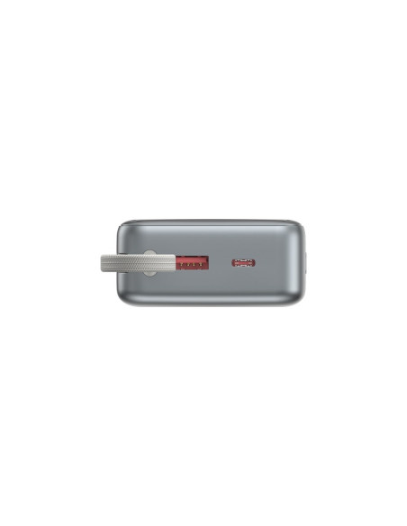 Gembird Powerbank Z Szybkim Ładowaniem 65 W I Zintegrowanymi Kablami 20000 Mah, Czarny