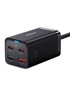 Baseus Ładowarka Sieciowa 2X Usb-C, 2Xusb (Czarna)