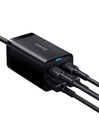 Baseus Ładowarka Sieciowa 2X Usb-C, 2Xusb (Czarna)