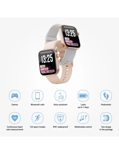 Zegarek Inteligentny Lamax Bcool2 Plus Rose Gold
