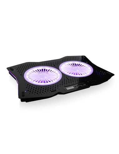 Modecom Cf18 Rgb Silent Fan Czarna Podstawka Chłodząca Pod Laptopa