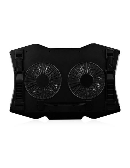 Modecom Cf18 Rgb Silent Fan Czarna Podstawka Chłodząca Pod Laptopa